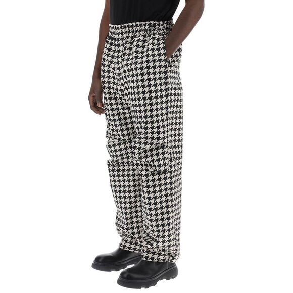 Burberry Workwear Pants In Houndstooth Men - Picture 4 of 4